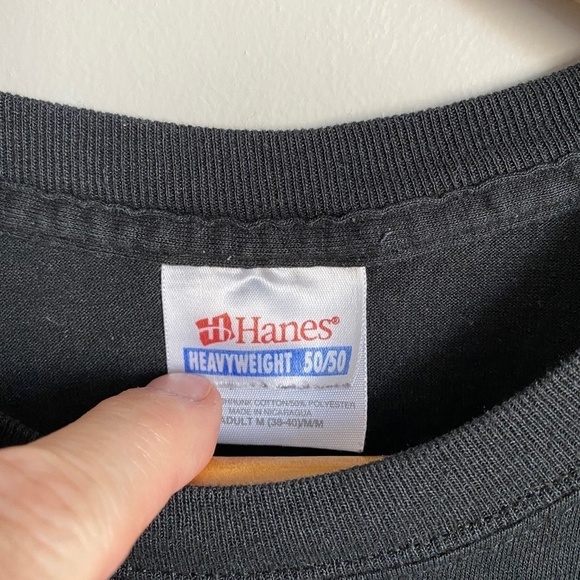 Hanes Women's Black Angry Snowman Print Tee Size Medium - Picture 2 of 9